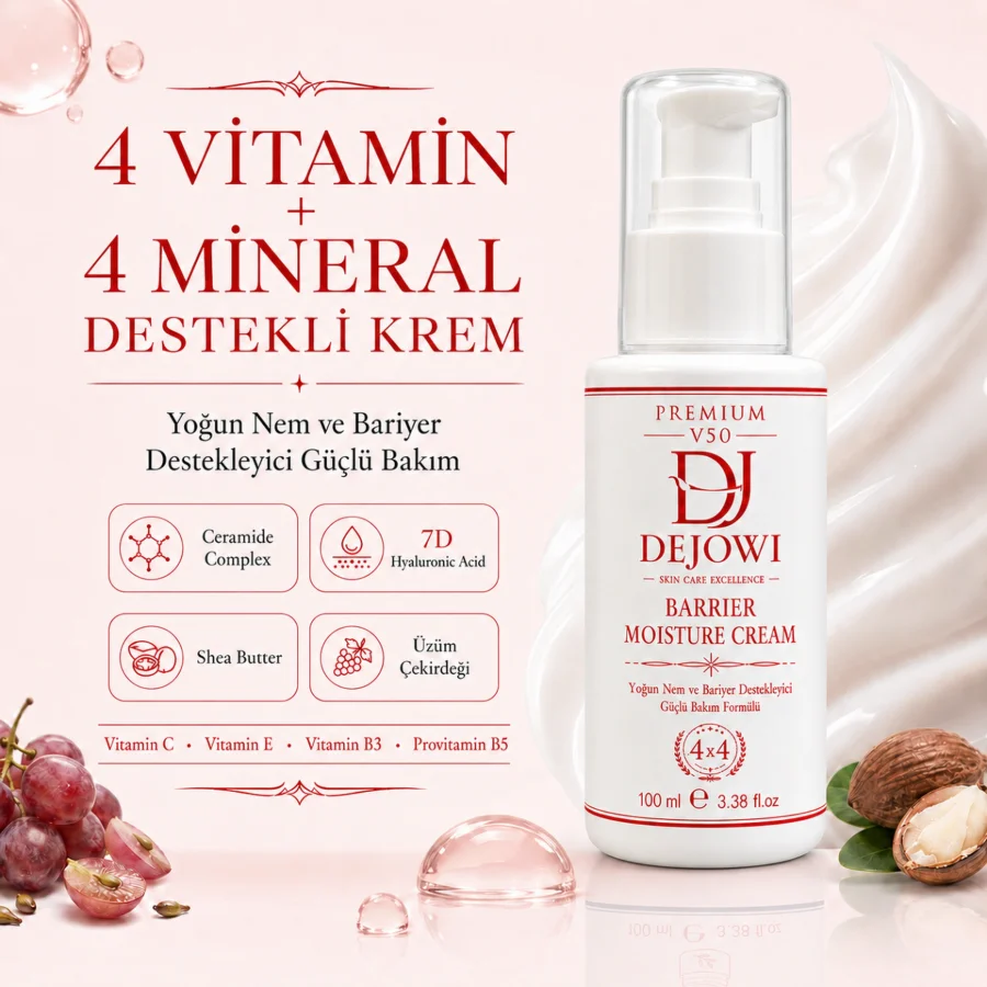 Dejowi V50 Premium Vitamin ve Mineral Destekli Nemlendirici Krem 100ml resmi
