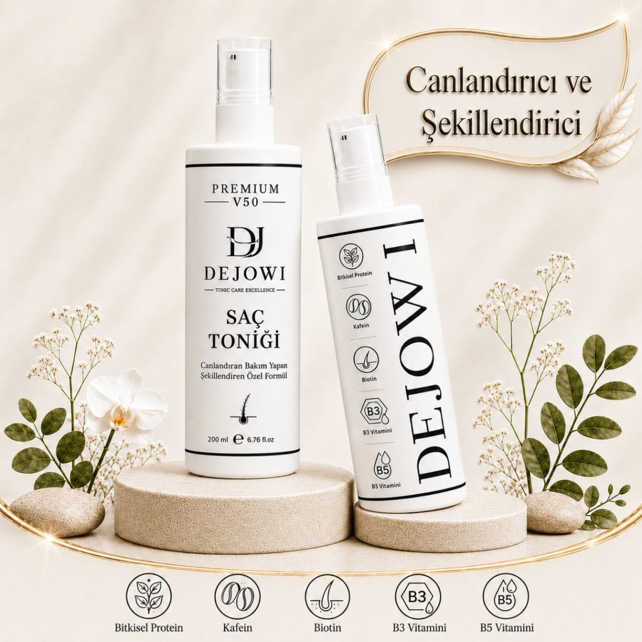Dejowi V50 Premium Keratin Destekli Saç ve Saç Derisi Toniği 200ml resmi